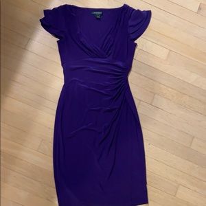 Ralph Lauren beautiful royal purple dress